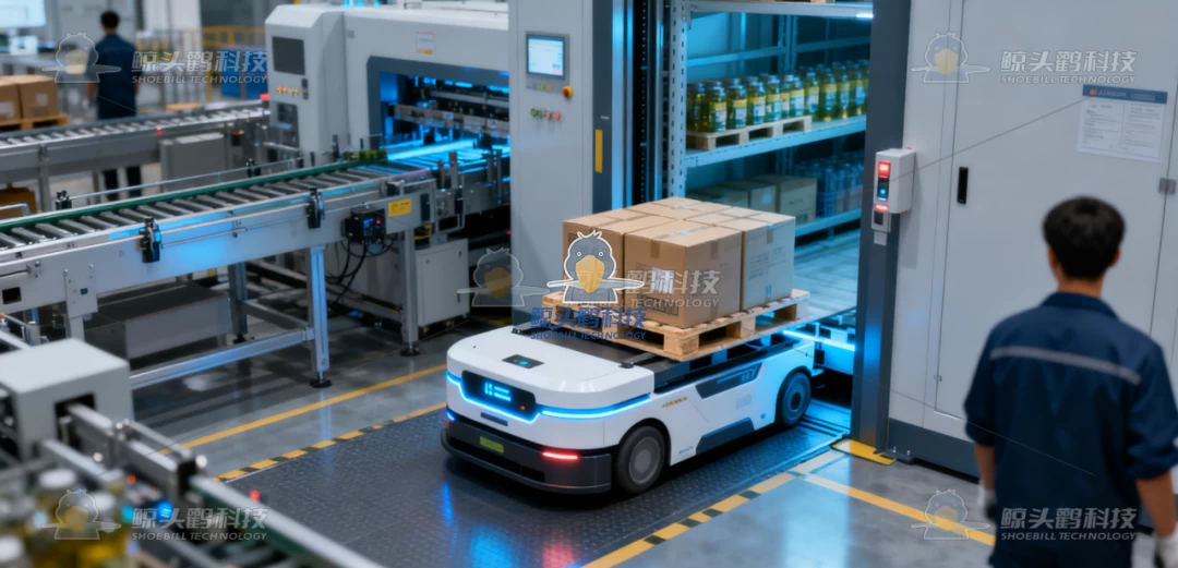 AGV Terintegrasi dengan ASRS AGV Terintegrasi dengan ASRS